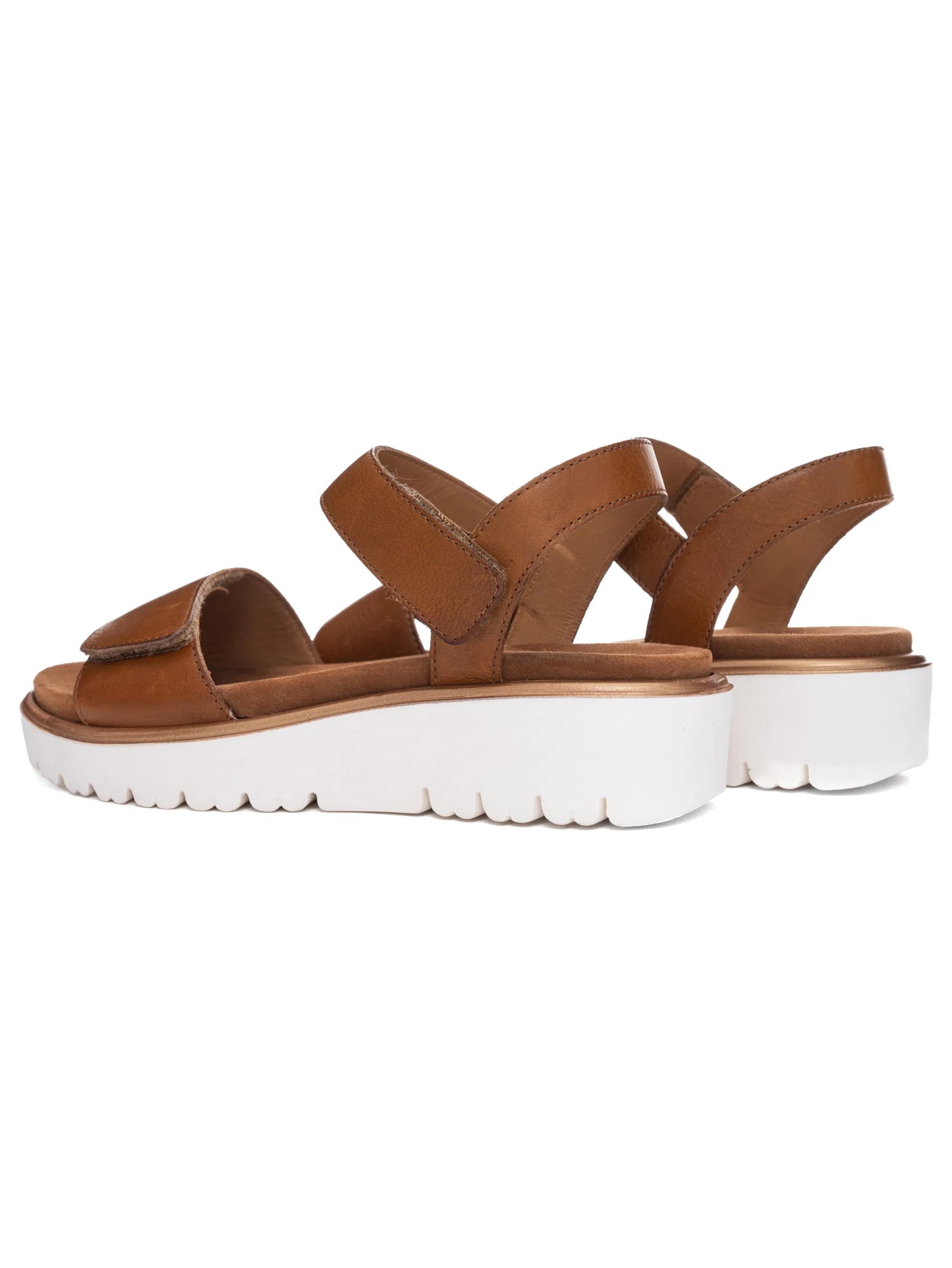 Ara Women's 1233518 Bilbao Leather Sandals Cognac Brown