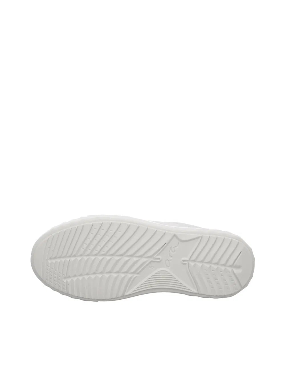 Ara Women's 1246523-04 Leather Monaco Lace-Up Sneakers White/Shell