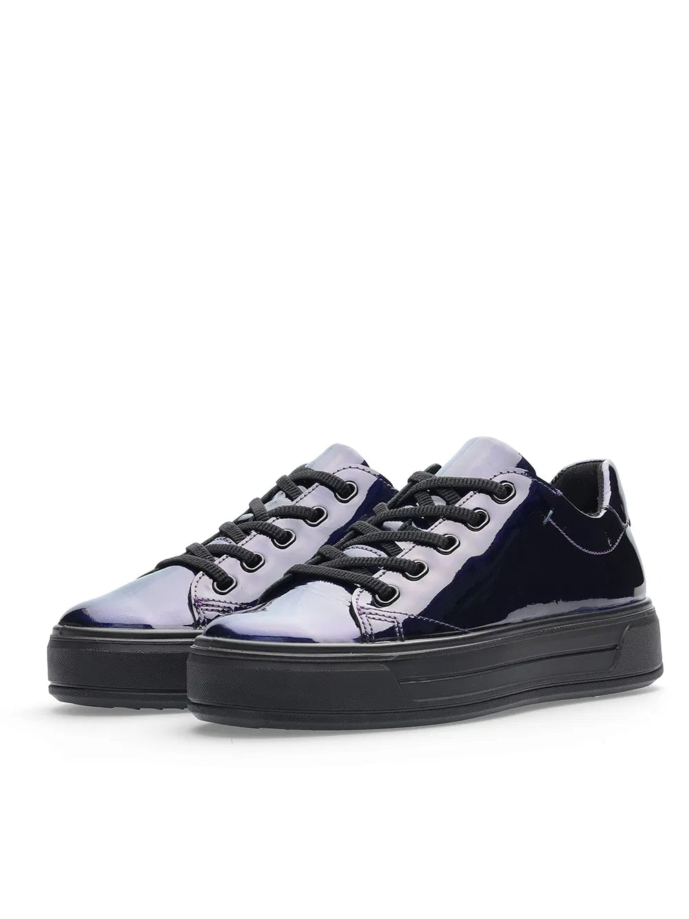 Ara Women's 1223042-17 Canberra Leather Sneakers Plum Purple
