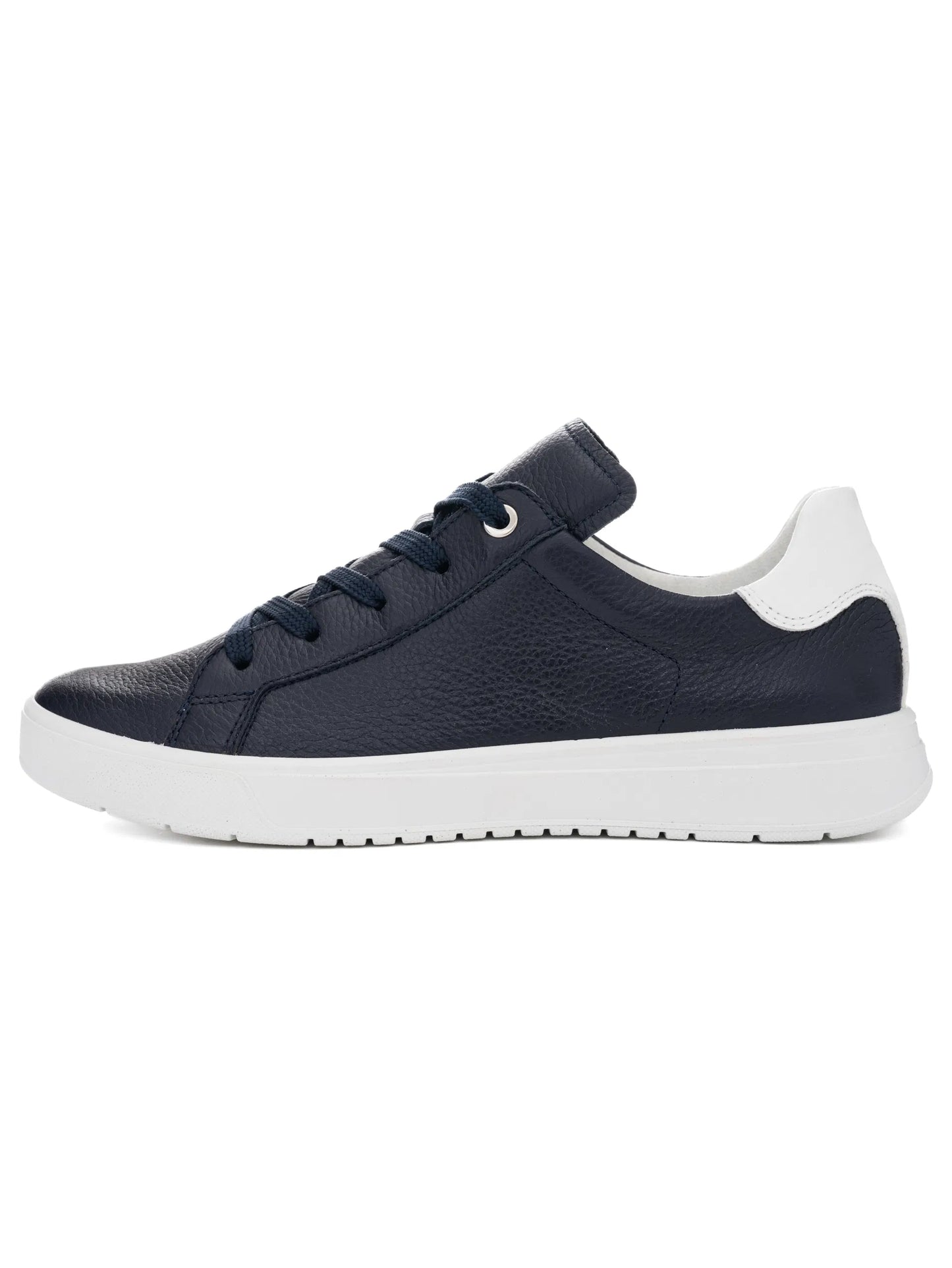 Ara Women's 1250016-02 Leather Rom Lace-Up Sneakers Blue