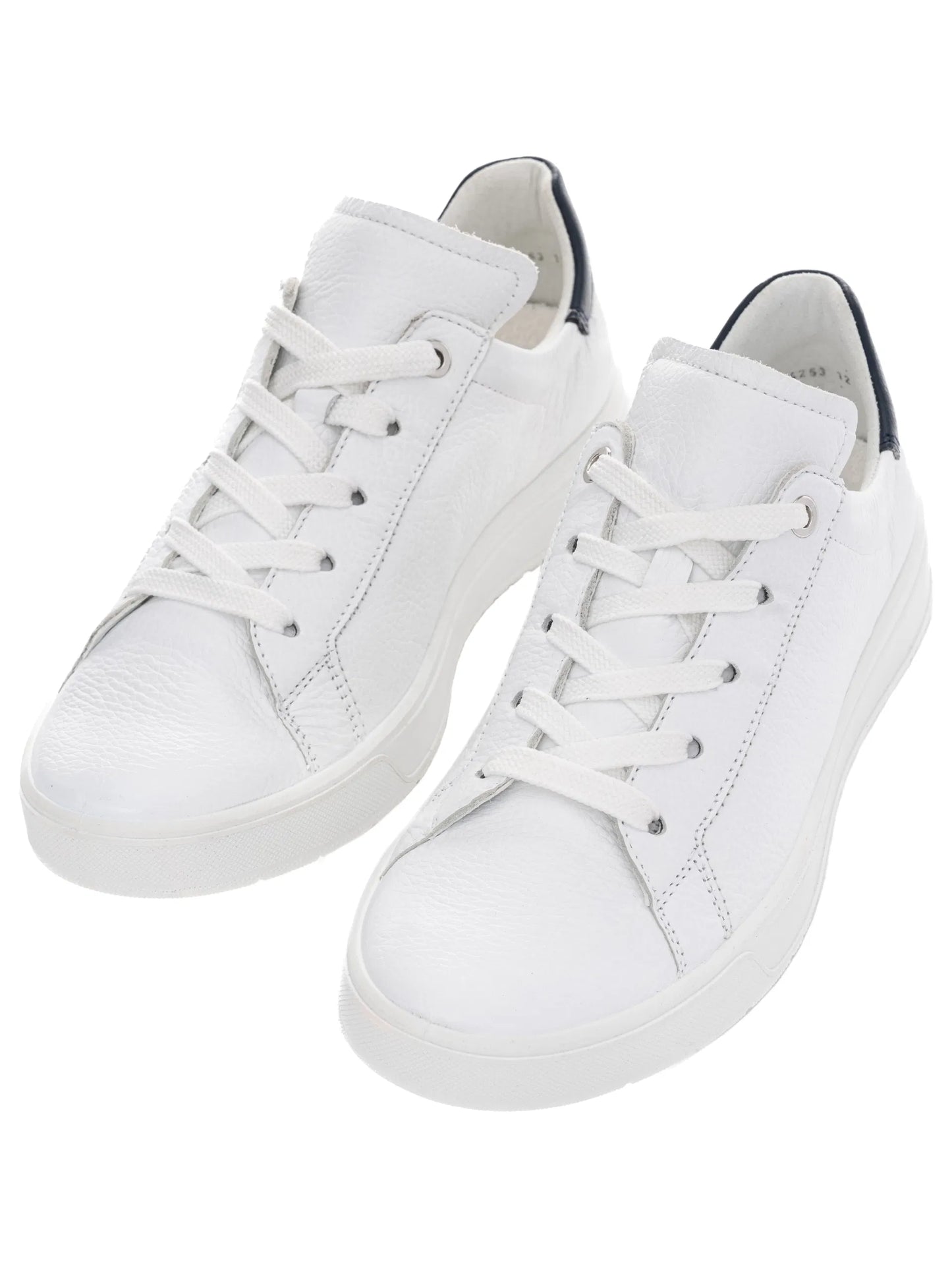 Ara Women's 1250016-04 Leather Rom Lace-Up Sneakers White