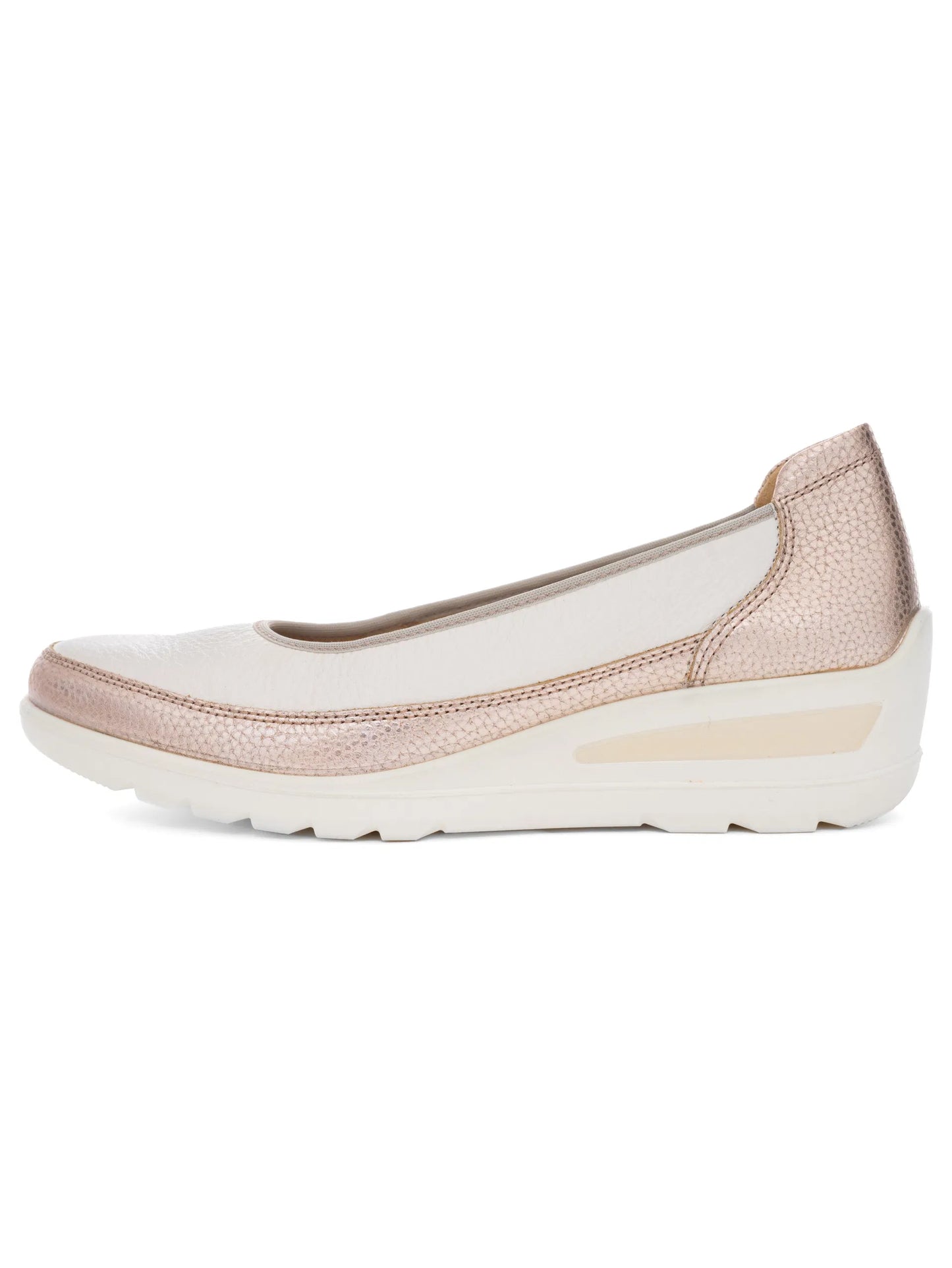 Ara Women's 1250664 Leather Court Shoes Sand Cream
