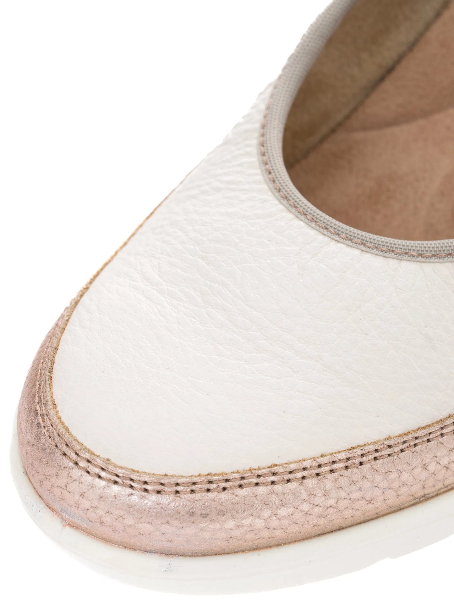 Ara Women's 1250664 Leather Court Shoes Sand Cream