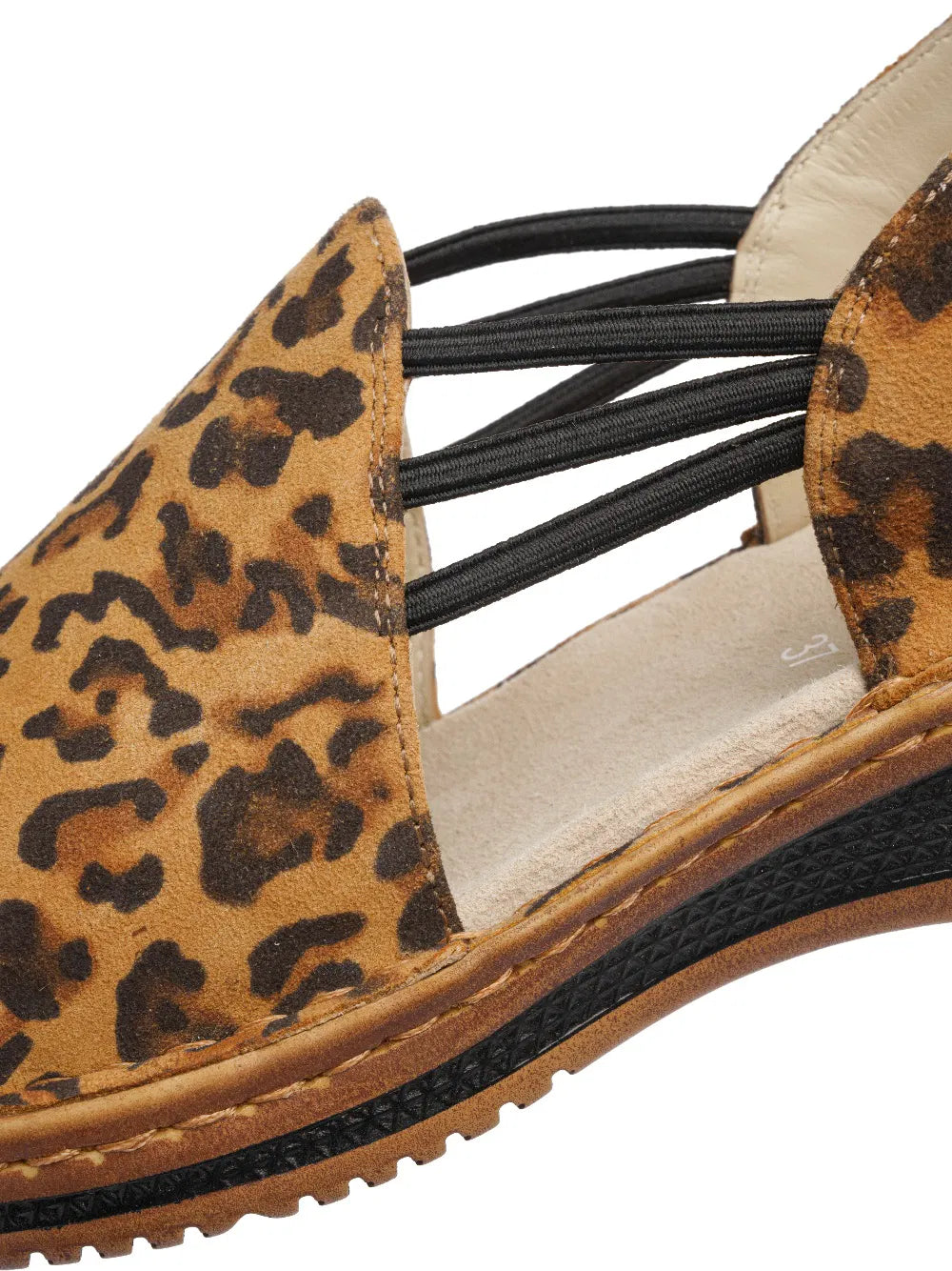 Ara Women's 1229005-26 Hawaii Suede Leather Sandals Leopard Print