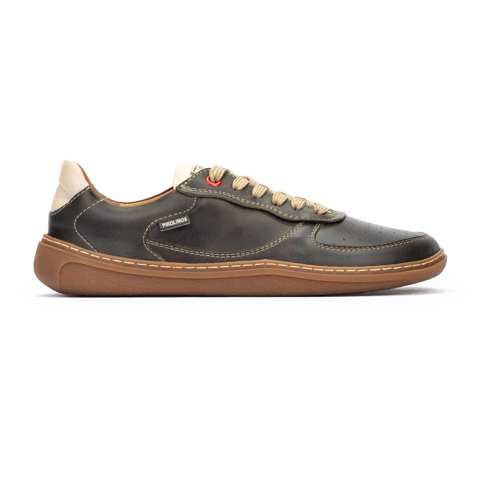 Pikolinos Men's Aranjuez U9F-6363C2 Leather Lace-Up Sneakers Pine