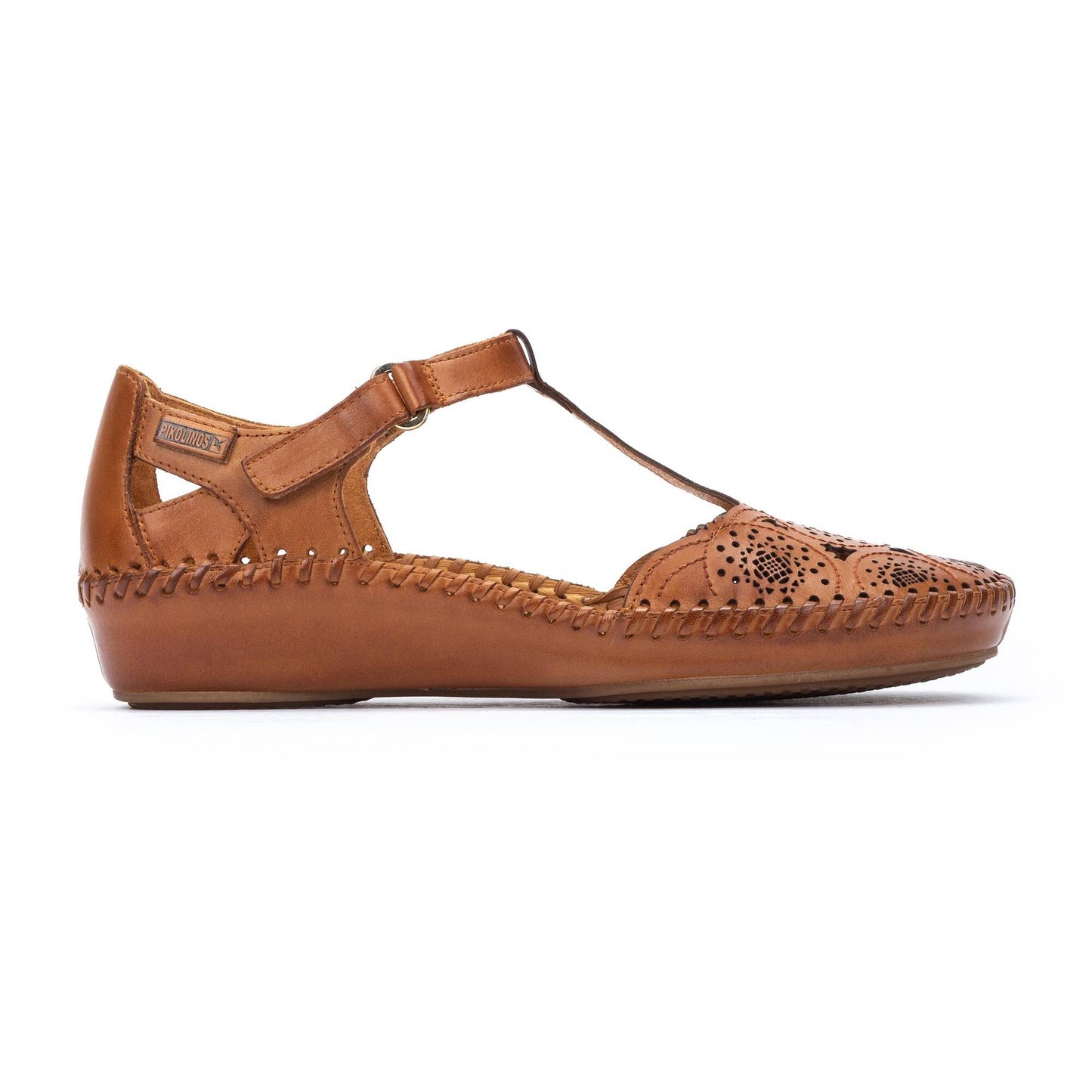 Pikolinos Women's 655-0734 P. Vallarta Leather Sandals Brandy Brown