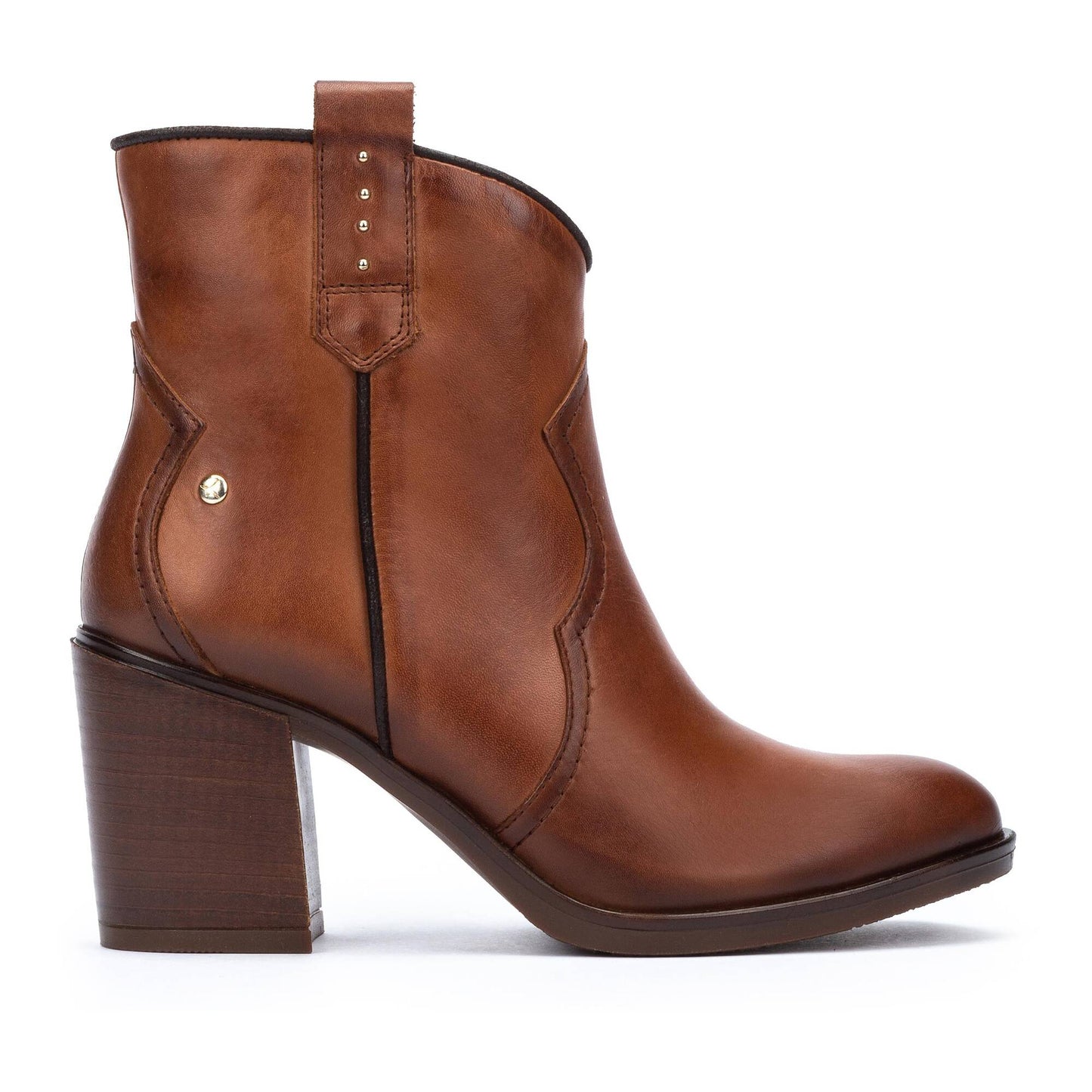 Pikolinos Women's Rioja W7Y-8957 Leather Western Ankle Boots Cuero Brown