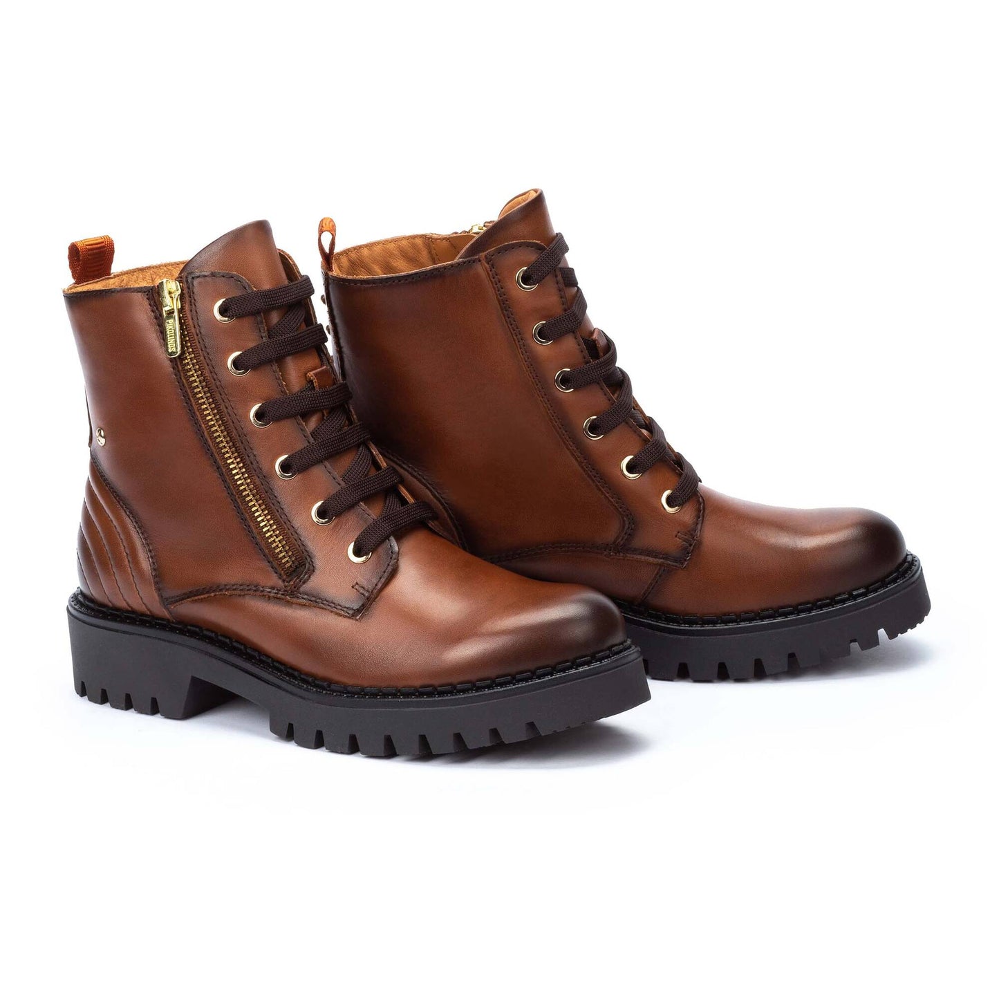 Pikolinos Women's Aviles W6P-8560 Leather Ankle Boots Cuero Brown