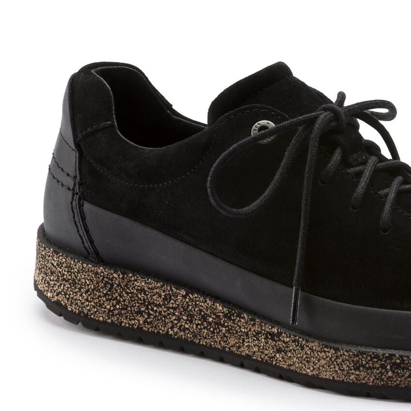 Birkenstock Unisex Honnef Suede Leather Sneakers Black