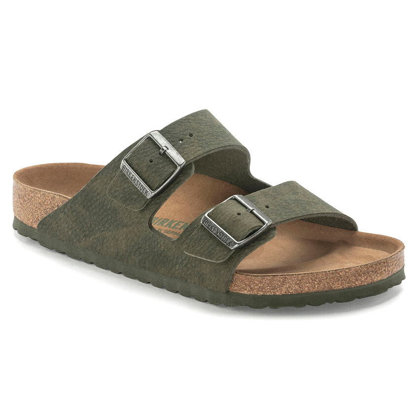 Birkenstock Unisex Arizona Vegan Regular Fit Sandals Desert Dust Thyme