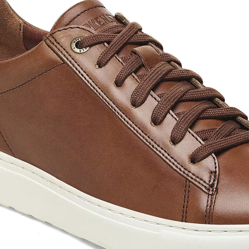 Birkenstock Unisex Bend Leather Low Casual Trainers Cognac Brown