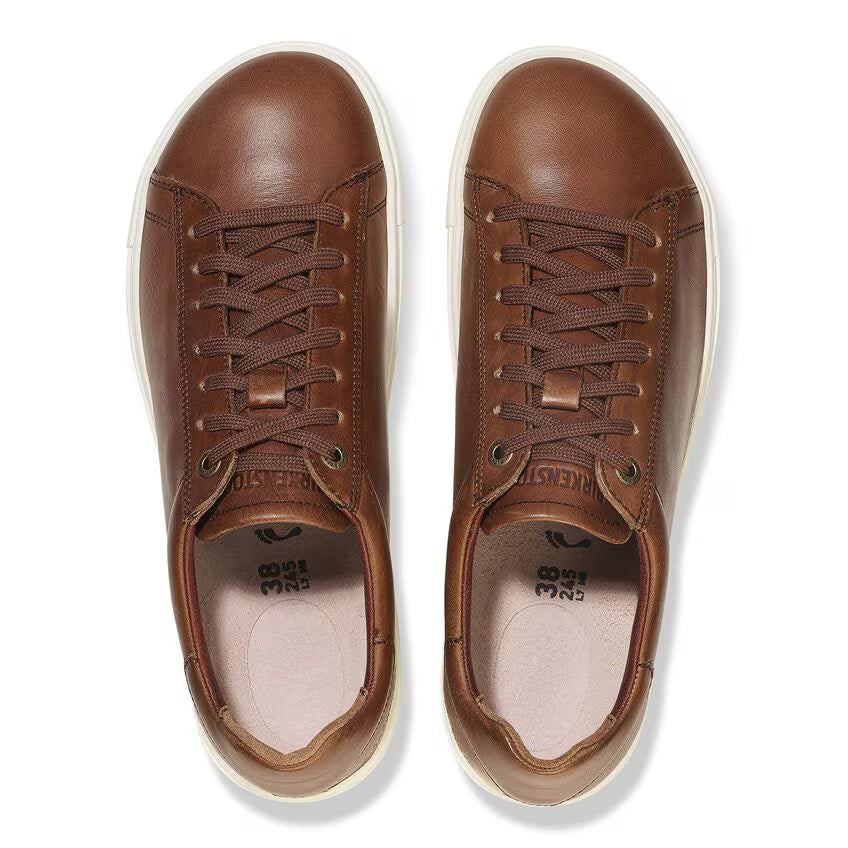 Birkenstock Unisex Bend Leather Low Casual Trainers Cognac Brown