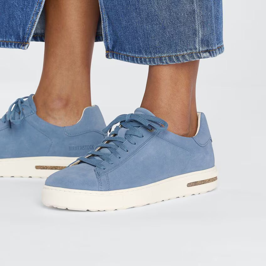 Birkenstock Unisex Bend Leather Low Casual Trainers Elemental Blue