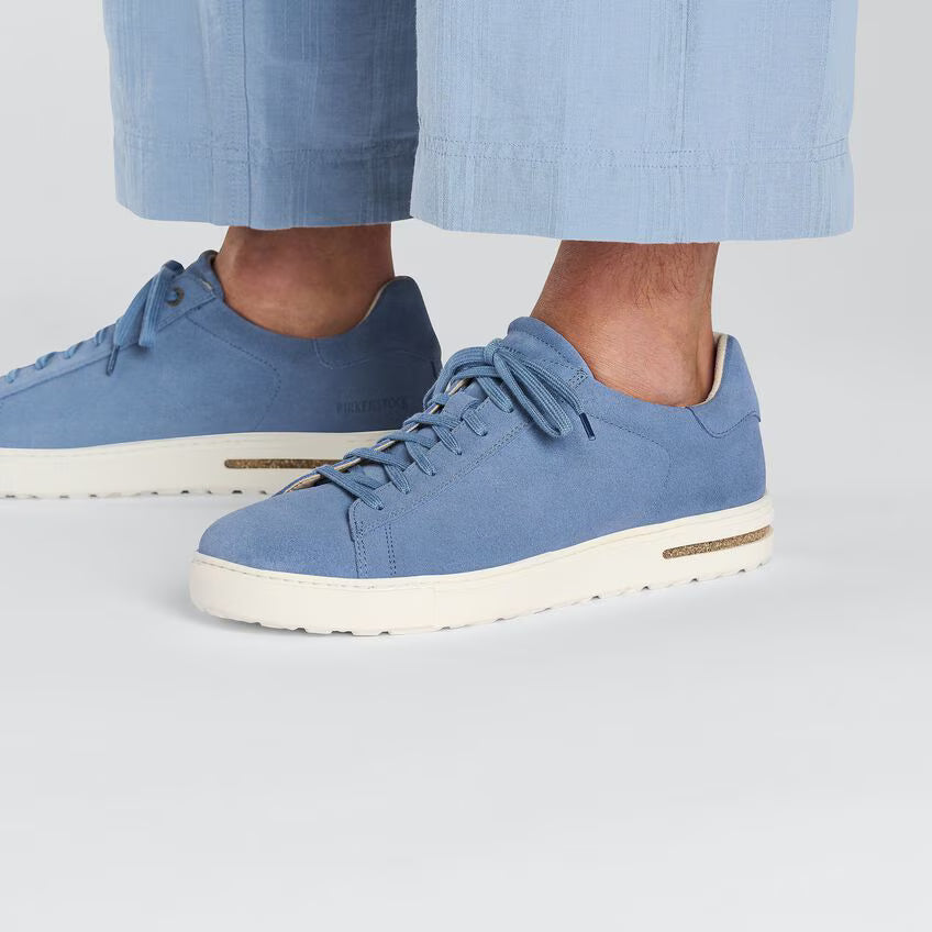 Birkenstock Unisex Bend Leather Low Casual Trainers Elemental Blue