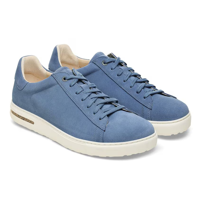 Birkenstock Unisex Bend Leather Low Casual Trainers Elemental Blue