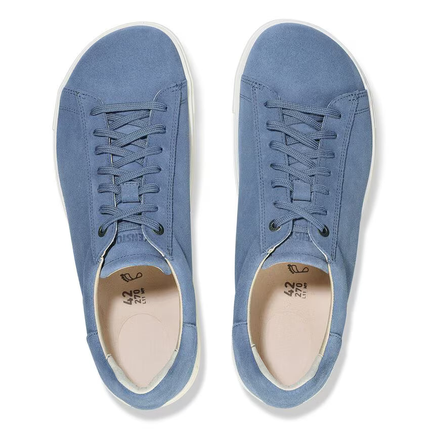 Birkenstock Unisex Bend Leather Low Casual Trainers Elemental Blue