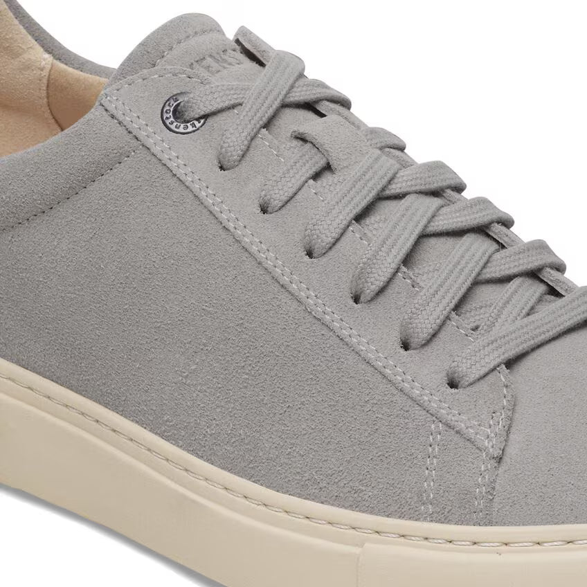Birkenstock Unisex Bend Leather Low Casual Trainers Stone Coin