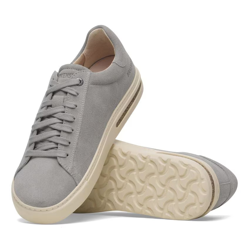 Birkenstock Unisex Bend Leather Low Casual Trainers Stone Coin