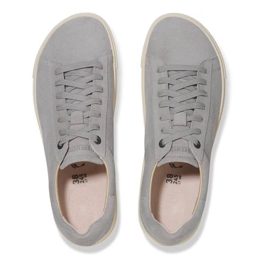 Birkenstock Unisex Bend Leather Low Casual Trainers Stone Coin