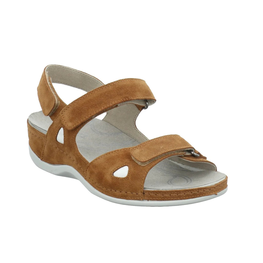 Josef Seibel Women's Westland Cholet 20 Sandal Camel Brown