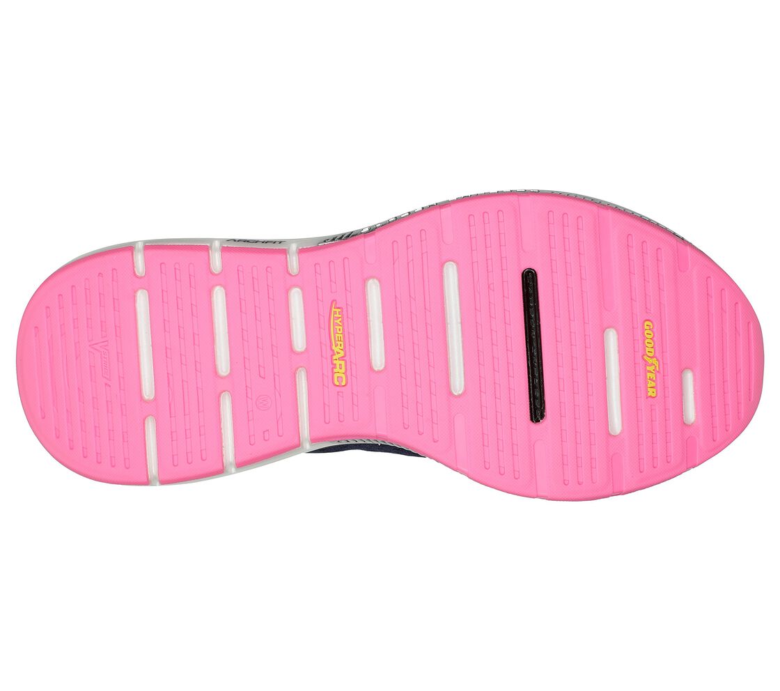 Skechers Women's 124933/NVHP GO WALK Workout Walker - Outpace Trainers Navy Hot Pink
