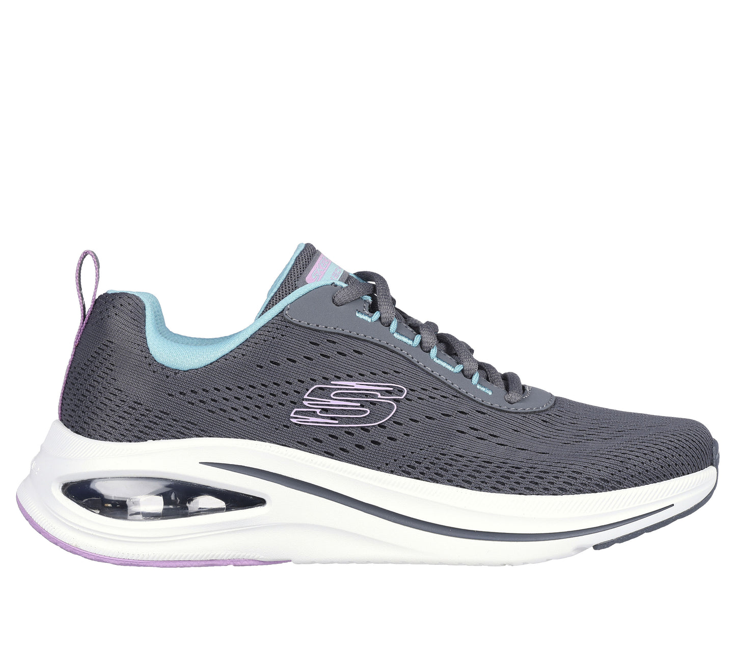 Skechers Women's 150131 Skech-Air Meta - Aired Out Trainers Charcoal Multi