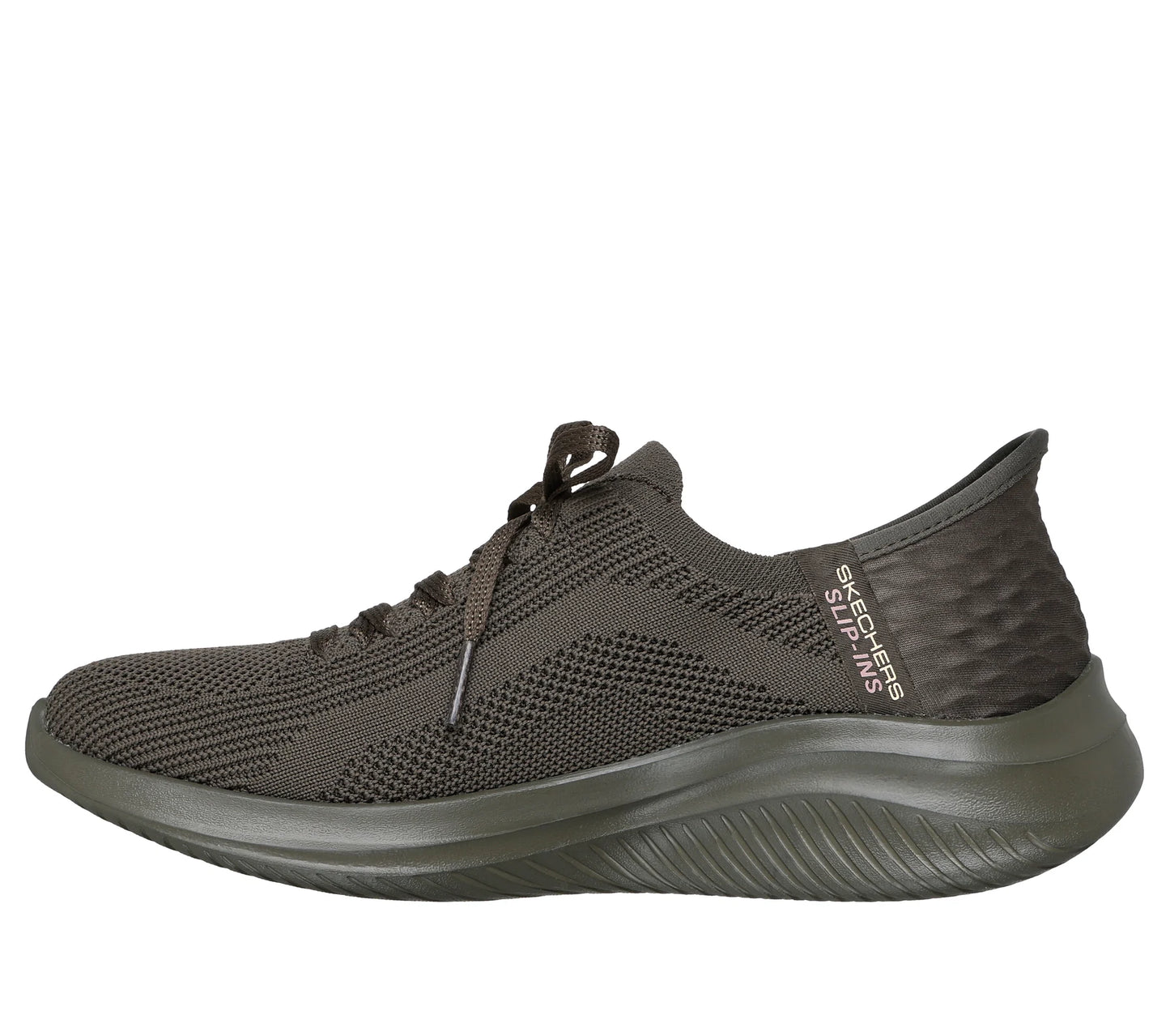 Skechers Women's 150447/OLV Slip-ins: Ultra Flex 3.0 - Pure Color Trainers Olive Green