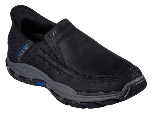 Skechers Men's 204810/BLK Slip-ins RF: Respected - Elgin Shoes Black