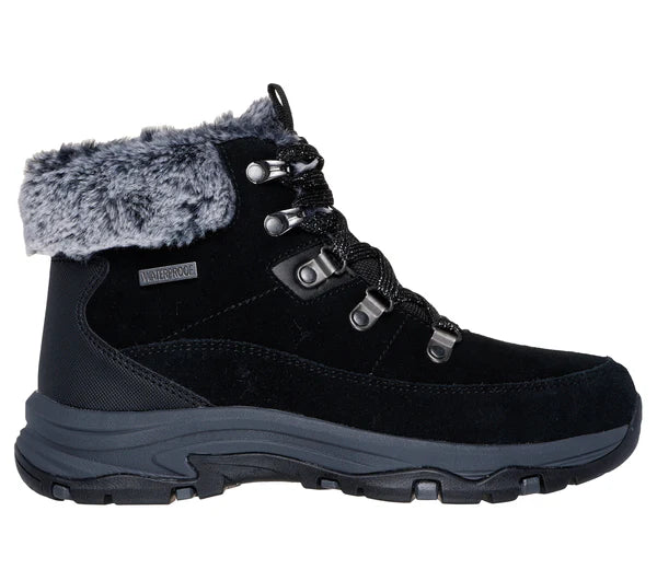 Skechers Women's 167882/BLK Waterproof: Trego - Snow Worries Boots Black