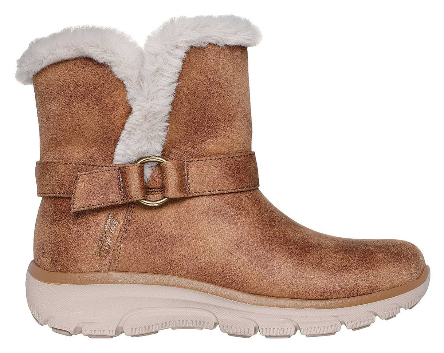 Skechers Women's 168045/CSNT Slip-ins Relaxed Fit: Easy Going - Dreamers Move Boots Chestnut