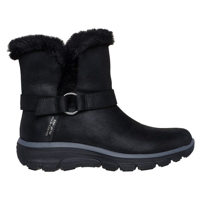 Skechers Women's 168045/BLK Slip-ins Relaxed Fit: Easy Going - Dreamers Move Boots Black