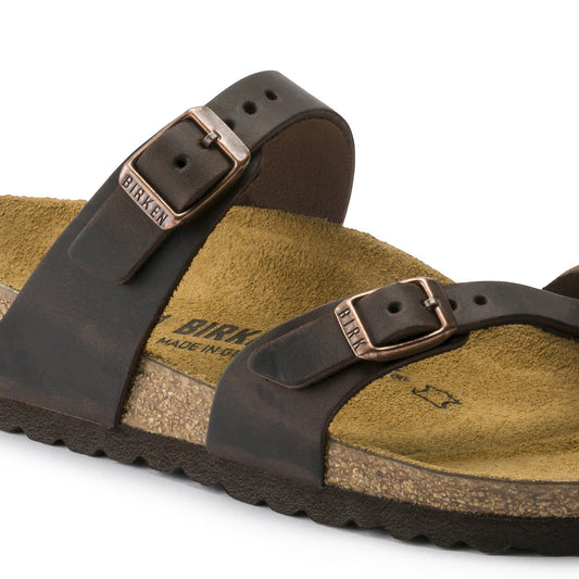 Birkenstock Women's Mayari Oiled Leather Sandals Habana Brown