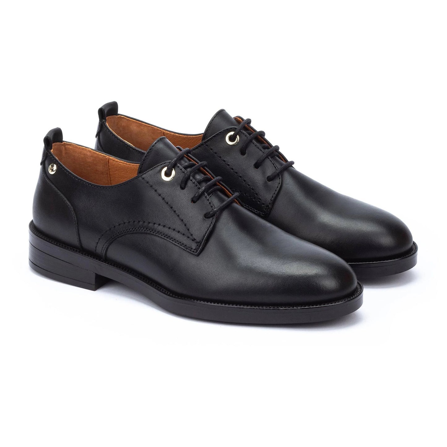 Pikolinos Women's Puertollano W3C-4867 Leather Blucher Shoes Black