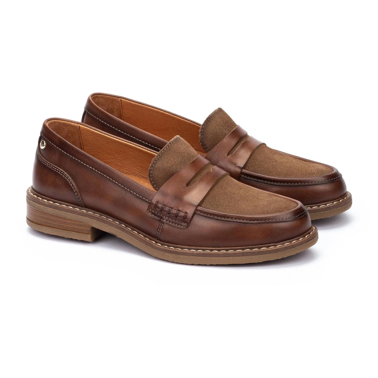 Pikolinos Women's Aldaya W8J-3541C6 Leather Loafer Shoes Topo Brown