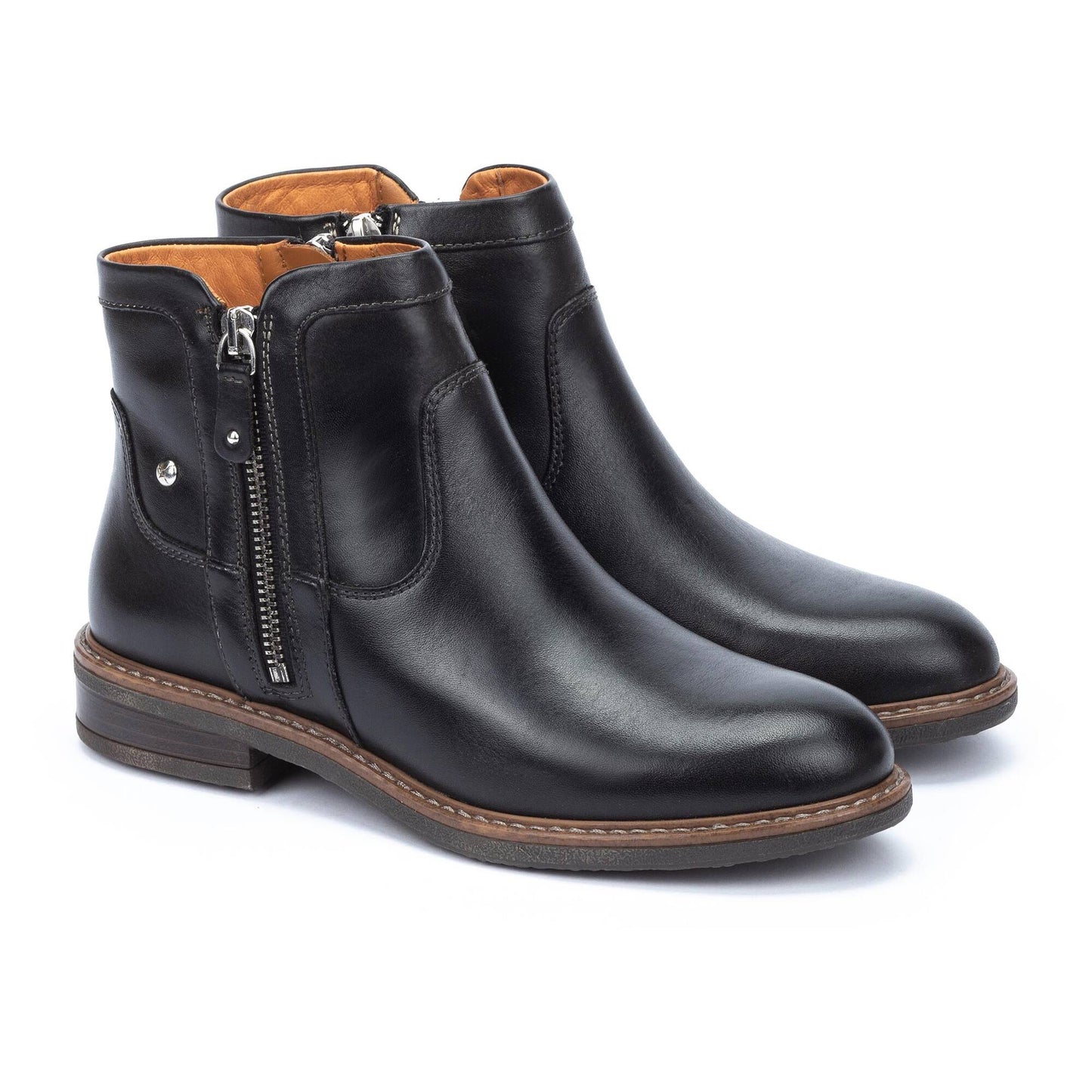 Pikolinos Women's Aldaya W8J-8747 Leather Ankle Boots Black