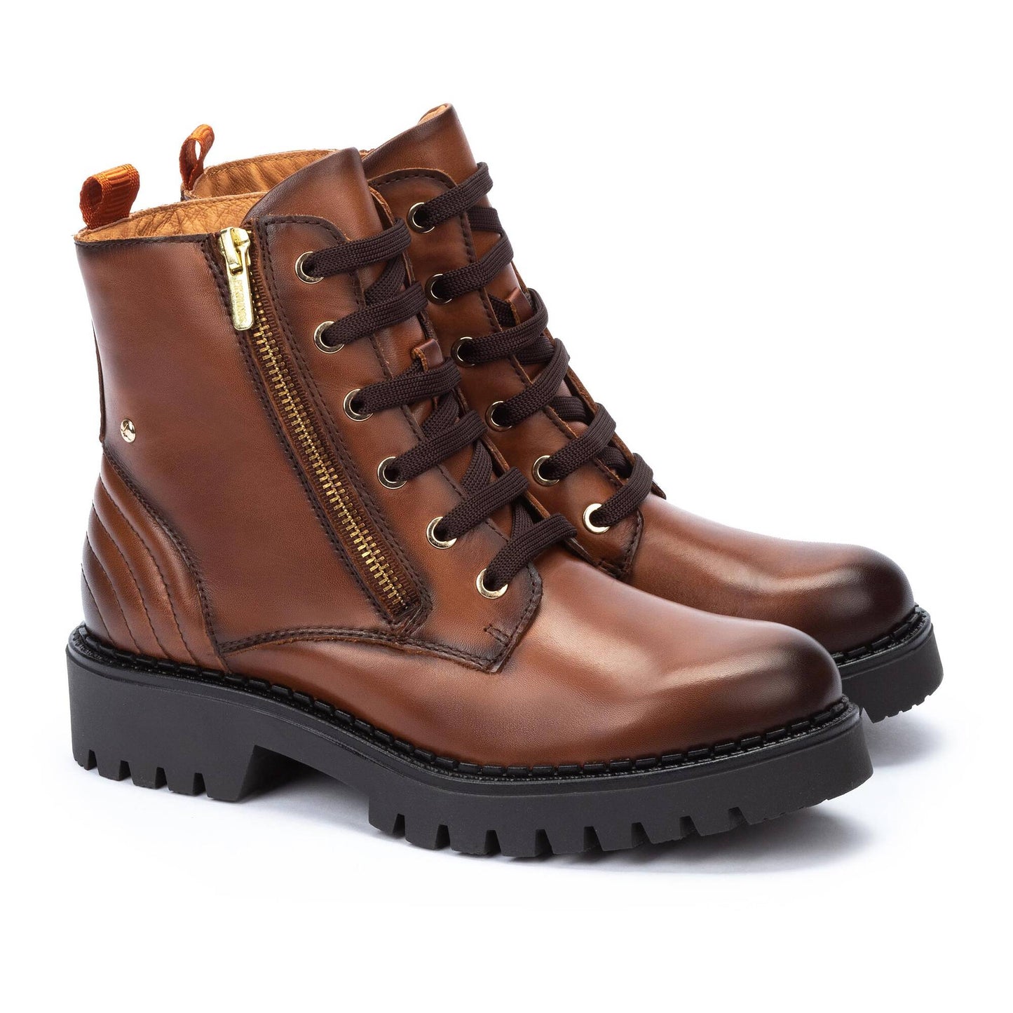 Pikolinos Women's Aviles W6P-8560 Leather Ankle Boots Cuero Brown