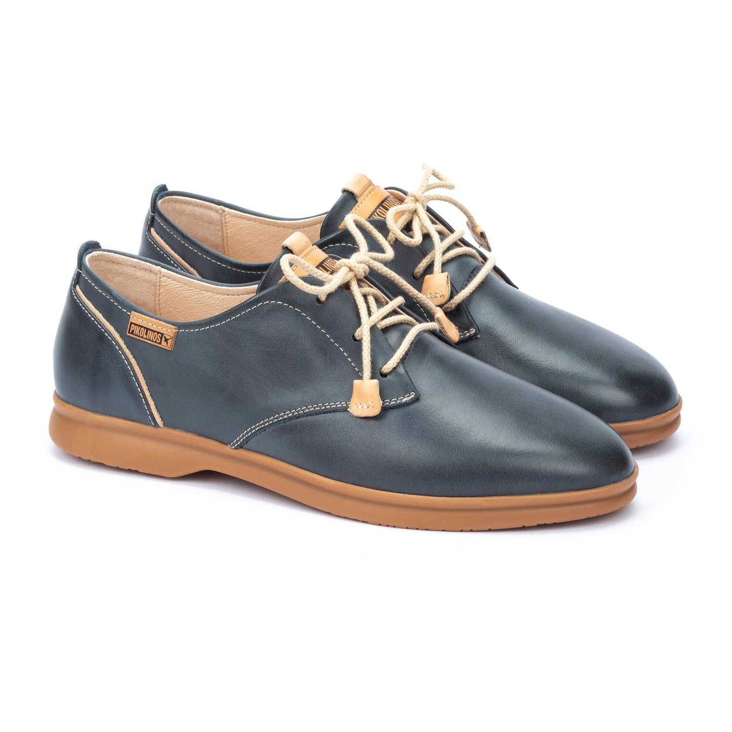 Pikolinos Women's W2Y-4787C1 Gandia Leather Shoes Ocean Blue