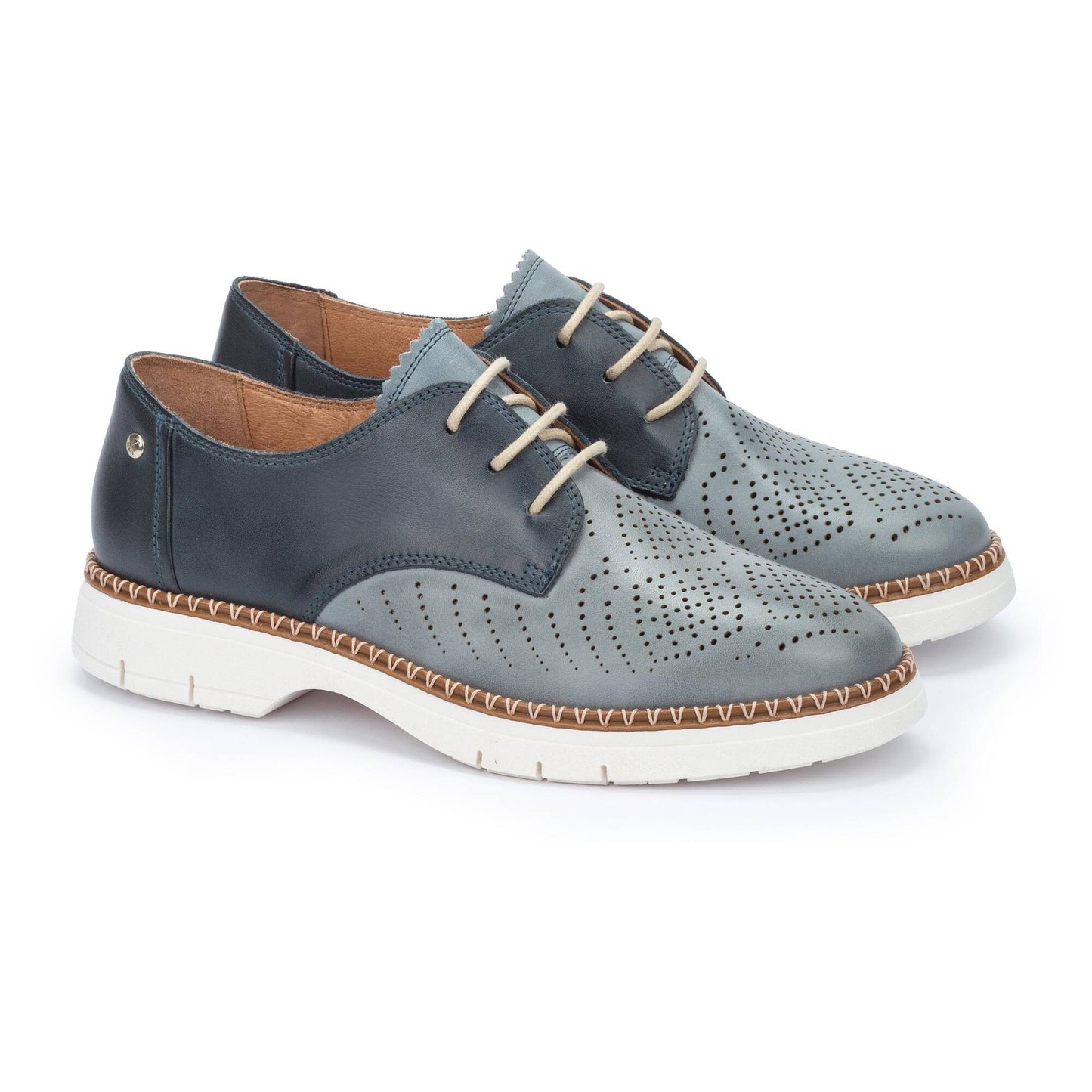 Pikolinos Women's W1A-4816C1 Henares Leather Dress Shoe Denim Blue