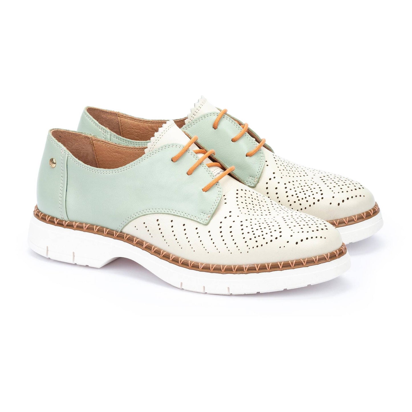 Pikolinos Women's W1A-4816C1 Henares Leather Dress Shoe Nata Cream