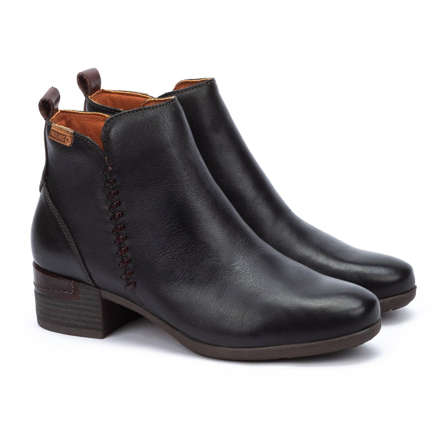 Pikolinos Women's Malaga W6W-8950 Leather Ankle Boots Black