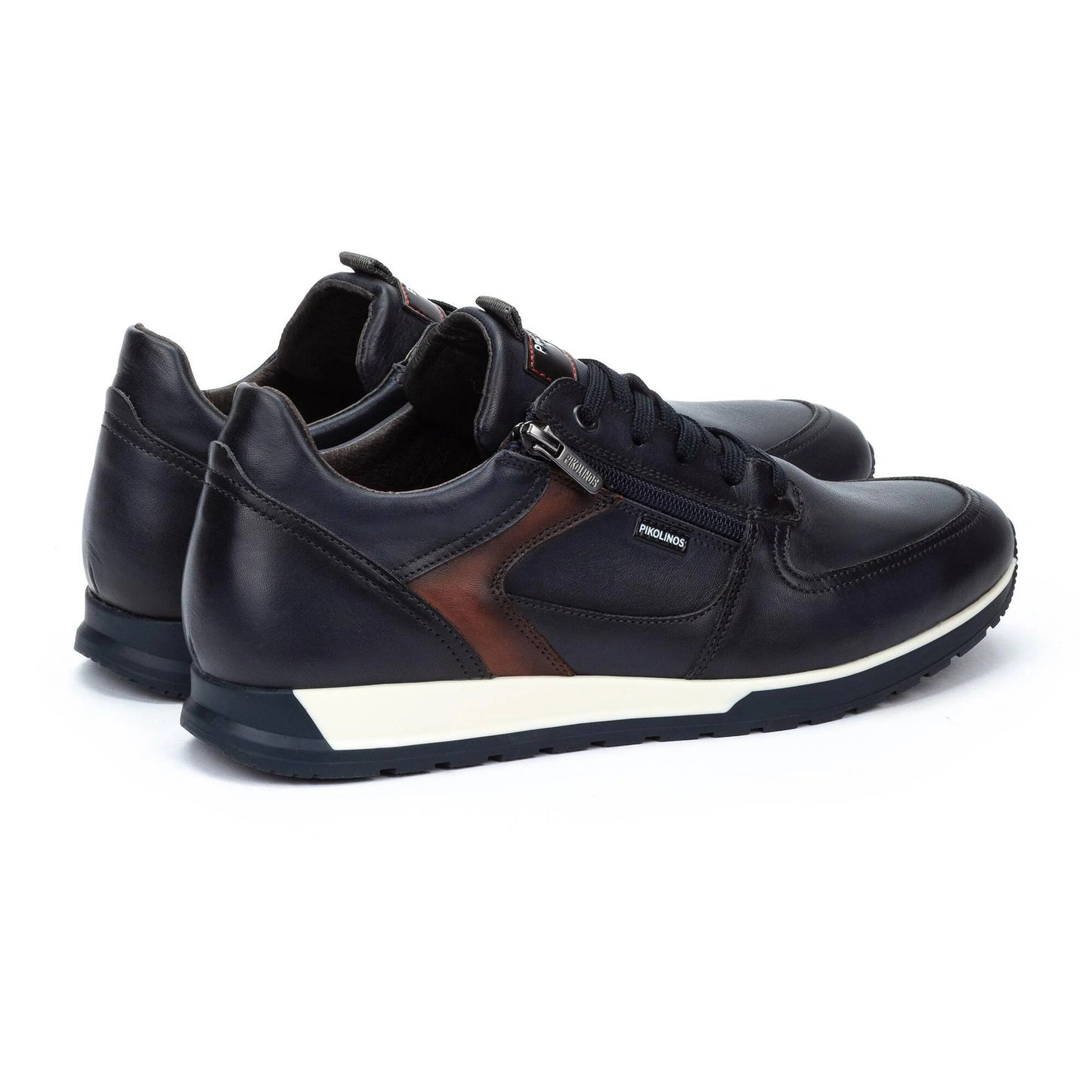 Pikolinos Men's Cambil M5N-6362C1 Leather Lace-Up Sneakers Space