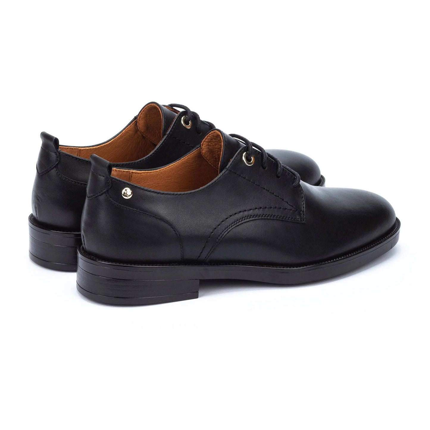 Pikolinos Women's Puertollano W3C-4867 Leather Blucher Shoes Black