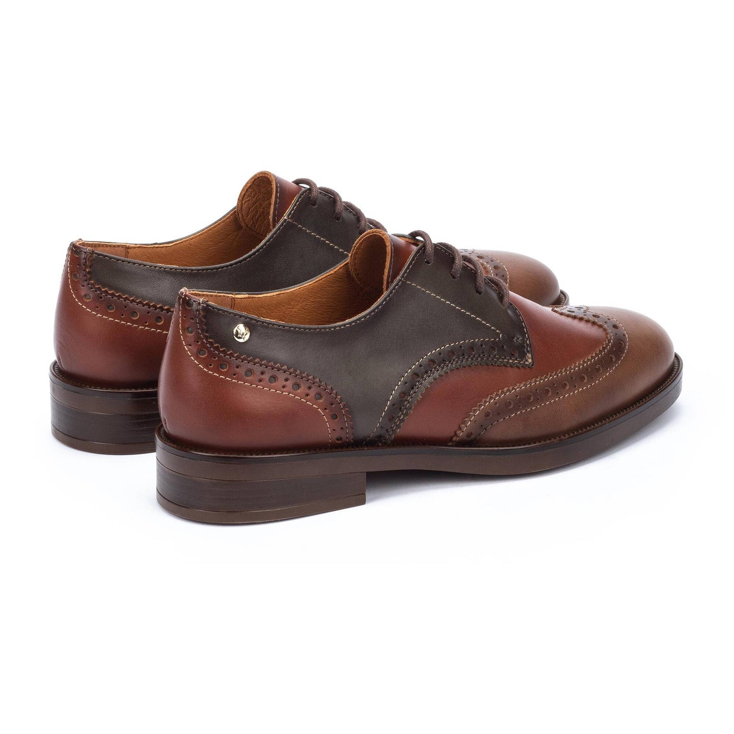 Pikolinos Women's Puertollano W3C-4868C1 Leather Blucher Shoes Topo Brown