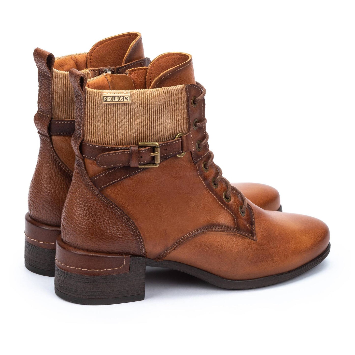 Pikolinos Women's Malaga W6W-8953C1 Leather Ankle Boots Brandy Brown