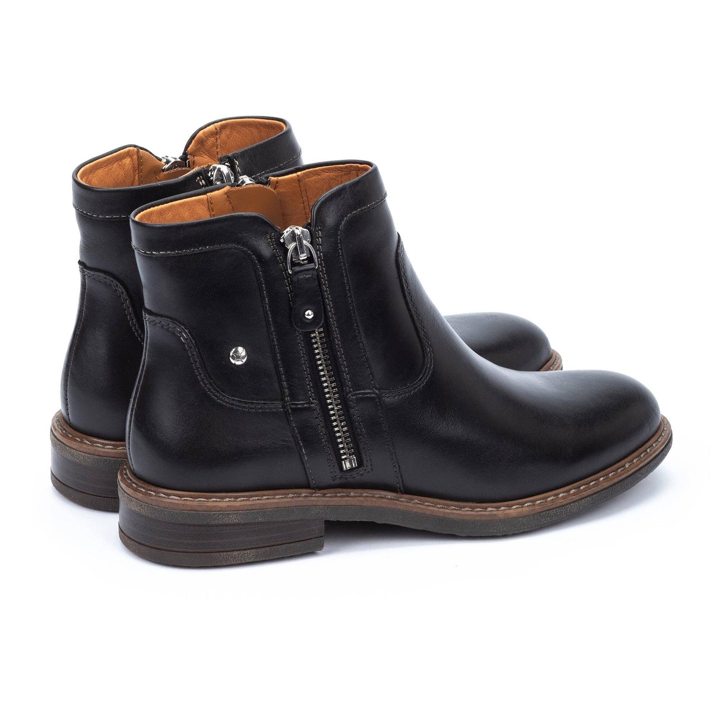 Pikolinos Women's Aldaya W8J-8747 Leather Ankle Boots Black