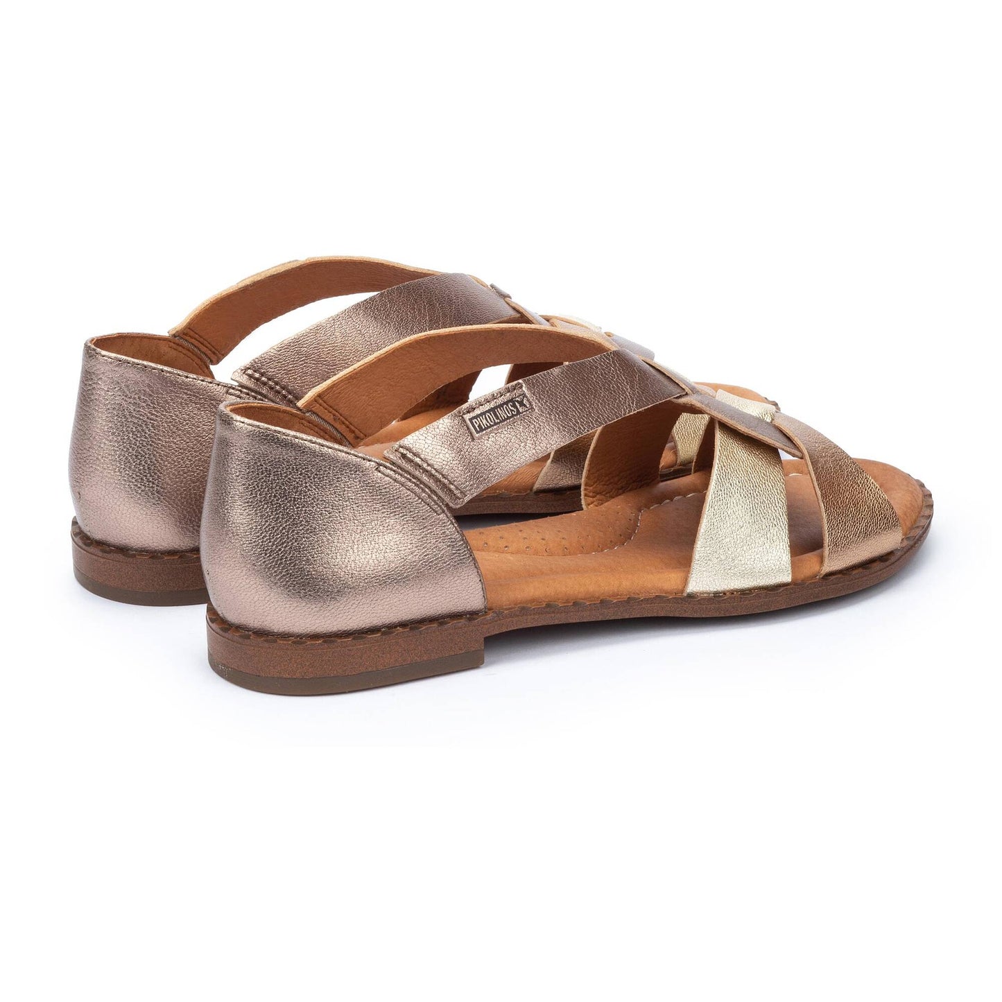 Pikolinos Women's W0X-0812CLC1 Algar Leather Sandals Stone
