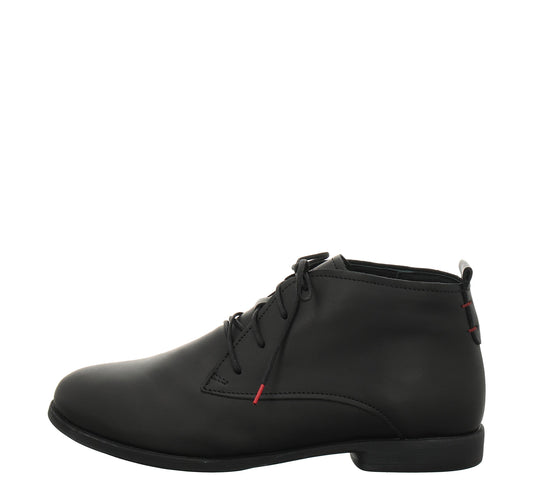 Think! Women's 3-000082 Agrat Lace-Up Ankle Boots Black