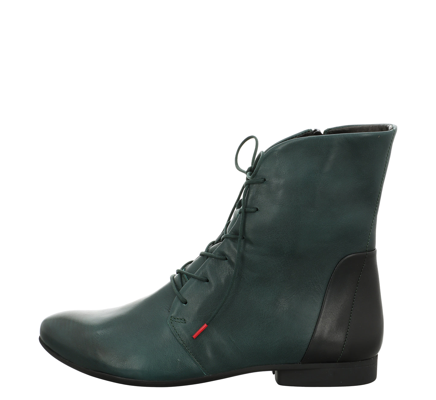 Think! Women's 3-000623 Guad2 Leather Combi Ankle Boots Pino Green