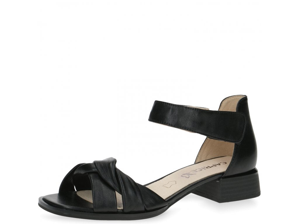 Caprice Women's 9-9-28202-20 040 Leather Sandals Black Nappa