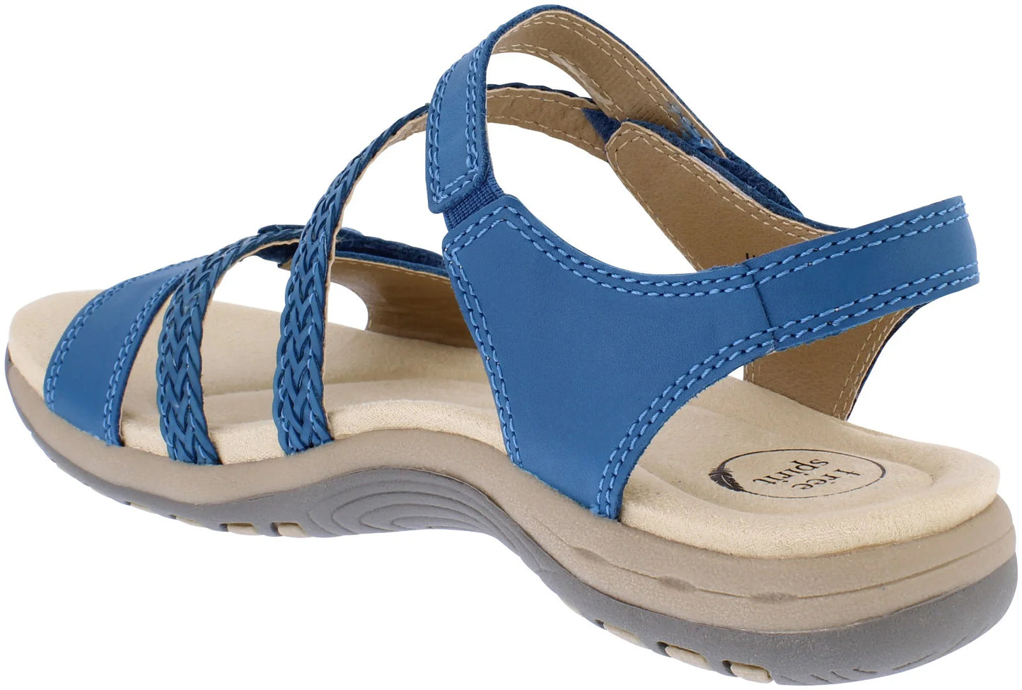 Free Spirit Women's 41070 Malibu Leather Sandals Ocean Blue